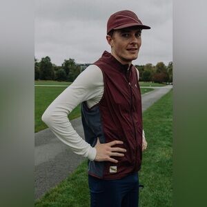 Tracksmith Chiltern Vest Red Medium